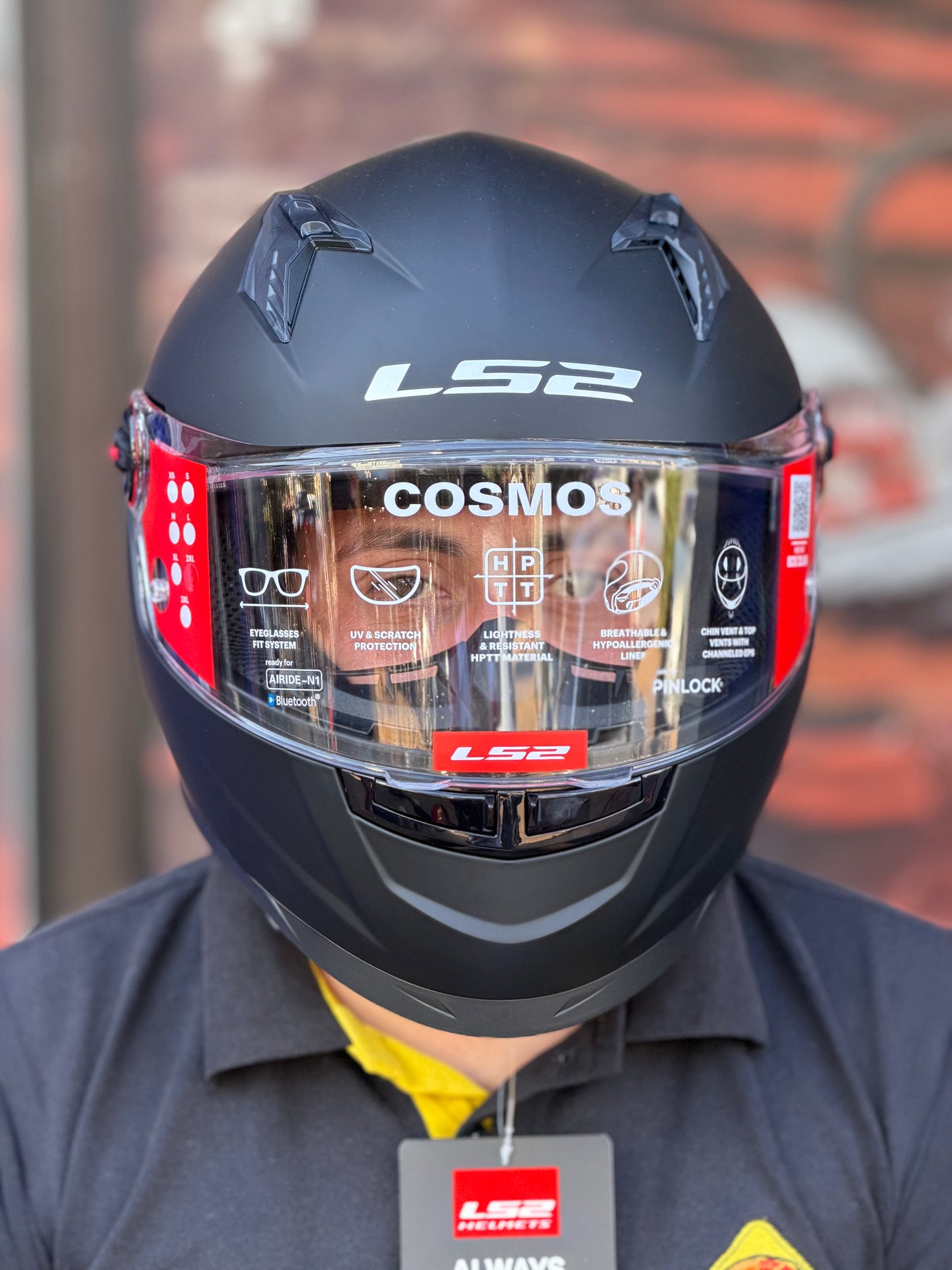 Casco LS2 Cosmos Negro Mate