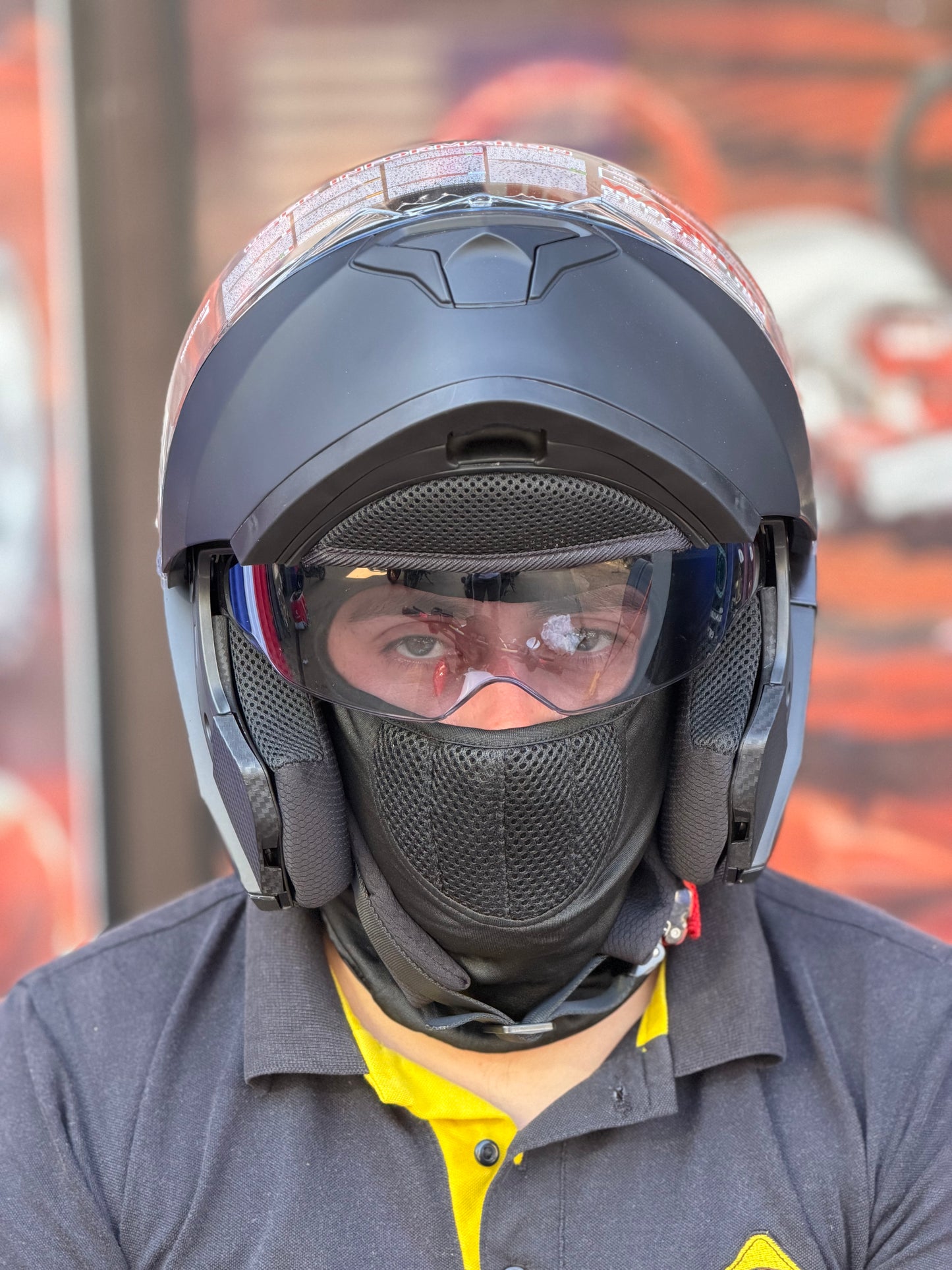 Casco Rebatible Unik Negro