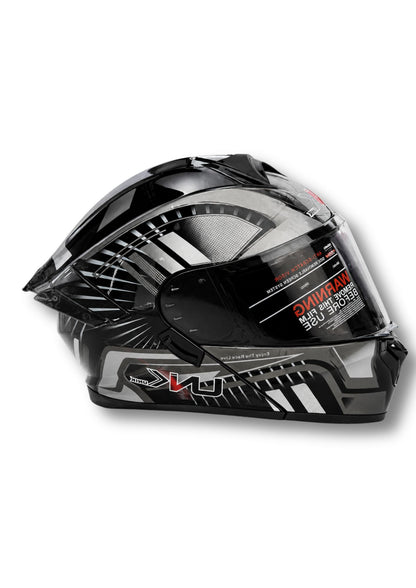 Casco UNIK C-130 Gris/Negro
