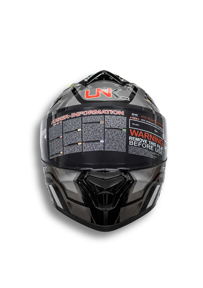 Casco UNIK C-130 Gris/Negro
