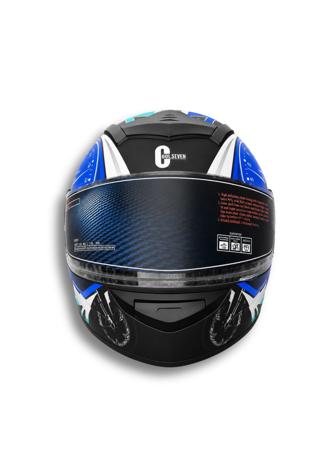 Casco Cool Seven Racing Azul