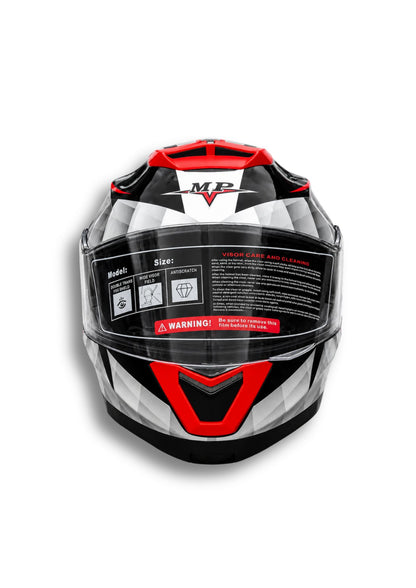 Casco MP Rojo con Gris