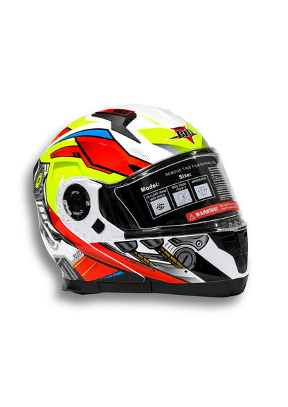 Casco BLD Naranja & Verde
