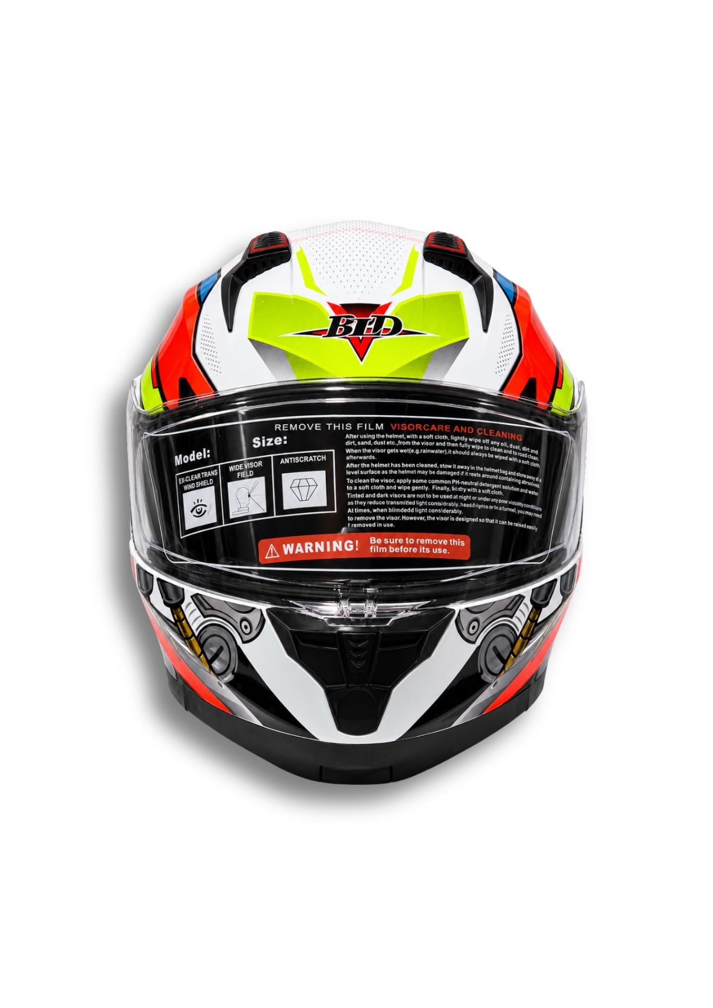 Casco BLD Naranja & Verde