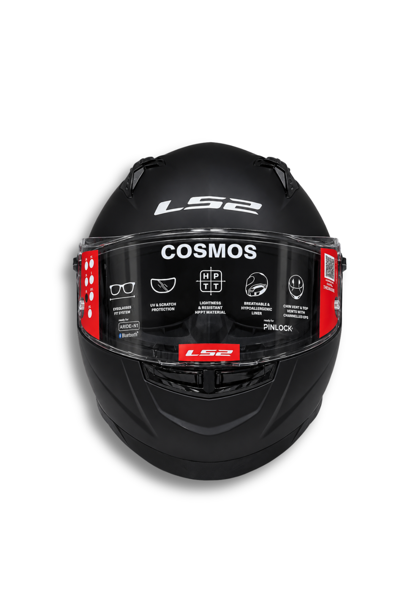 Casco LS2 Cosmos Negro Mate