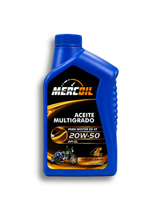 Aceite Mercoil 20W-50 4T