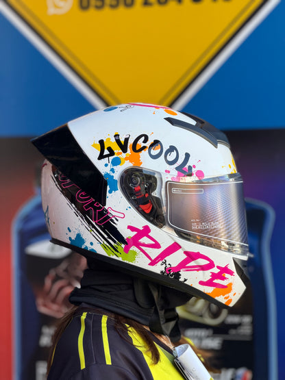 Casco Cool Seven Blanco Ride