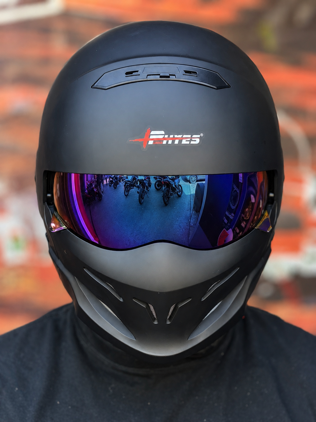 Casco Phyes Combat negro mate
